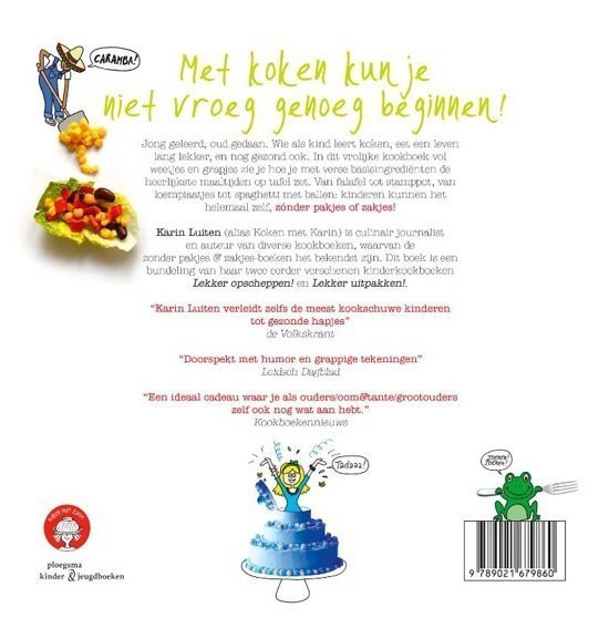 Het Grote Kinderkookboek - Zonder pakjes & zakjes