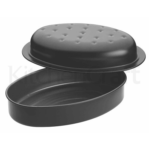 Braadslede / braadpan met deksel, 27 cm x 18 cm - Masterclass