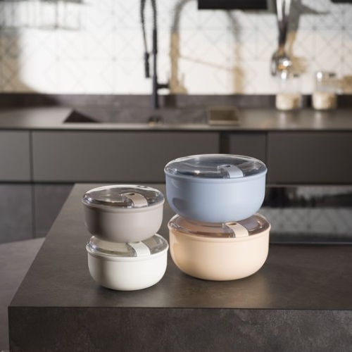 Lunchbox, Rond, Beige, 750 ML - Omada | Pull Box