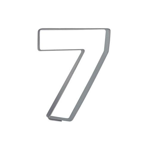 RVS uitsteker - cijfer / nummer - 7 / zeven - Städter