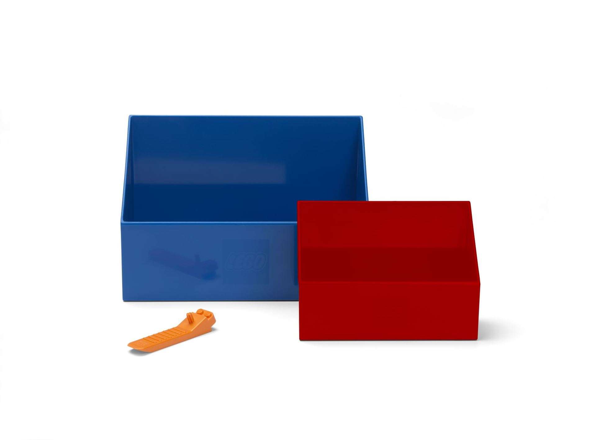 Schep voor Lego Blokken - Blauw / Rood, Set van 2 Stuks - LEGO