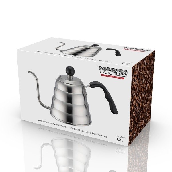 Pour Over Waterketel, 1.2 liter - Weis
