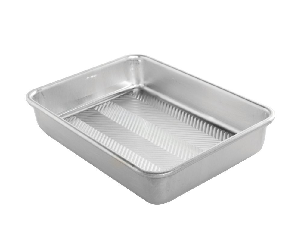 Bakvorm, Rechthoek, met Structuur, 24 x 32 cm, Aluminium - Nordic Ware | Naturals Prism