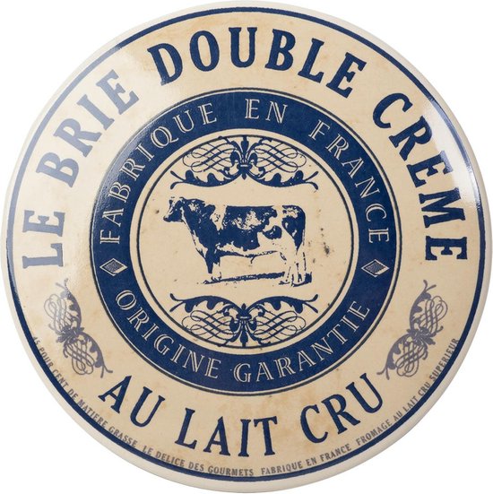 Cheese Baker, Kaas Ovenschaaltje, Brie, Camembert Keramiek, Blauw, 12.5 x 6 CM - Artesà