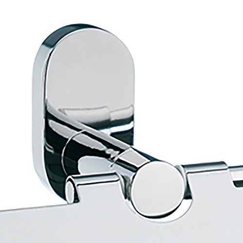 Lucido Toiletrolhouder met Wandbevestiging - Met klepje - Zilver - Kela