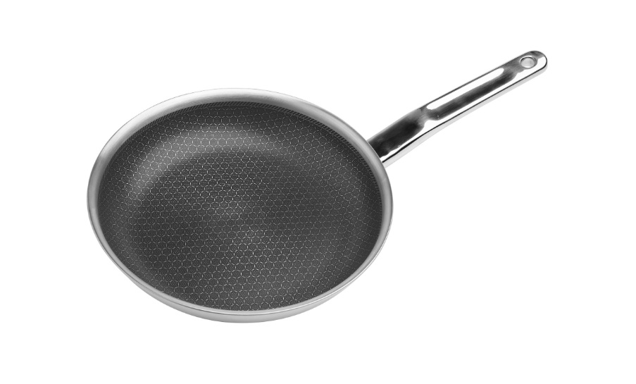 Koekenpan, 5-ply, Non Stick, RVS, 20 cm - Cookai