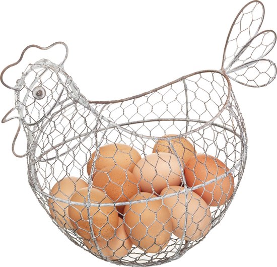 Eiermand - Kip - Eieren bewaren - Metaal - KitchenCraft