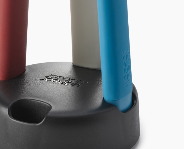 Slim Keukenhulpen met Houder, Set van 4 Stuks, Warm Gekleurd - Joseph Joseph | Elevate