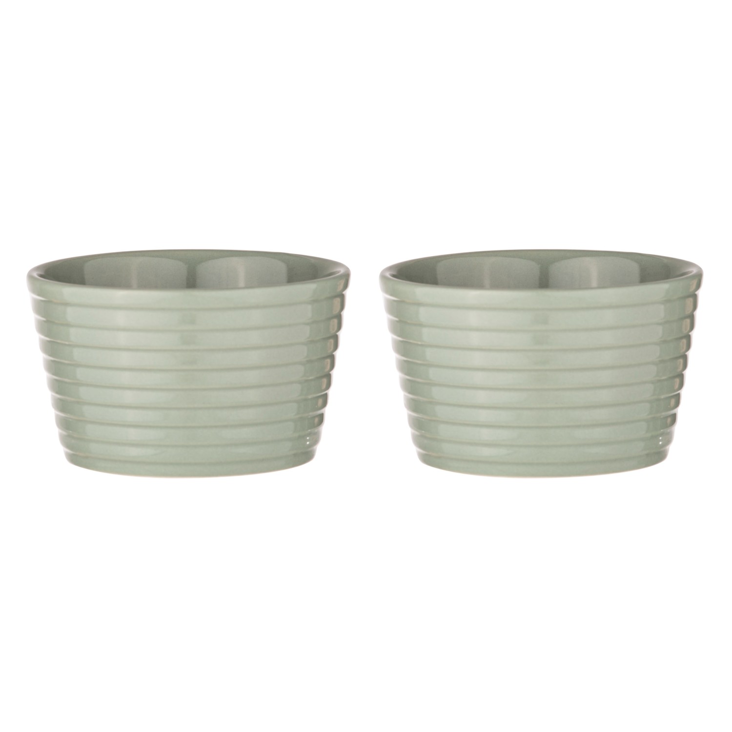 Ovenschalen, Set van 2, Ø10 cm, Groen - Ladelle | Homestead