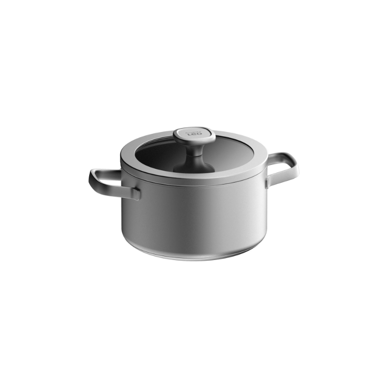 Graphite Kookpan, 20 cm, 3.4 L, Gerecycled RVS - BergHOFF | Leo Line