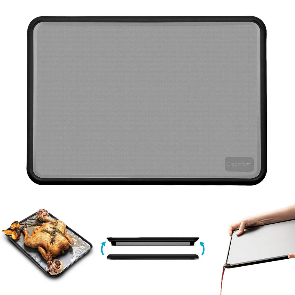 Snijplank Fledge Big , 35cm - Grijs  - Kunststof | Dreamfarm