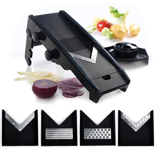Mandoline "V Blade", zwart - Mastrad