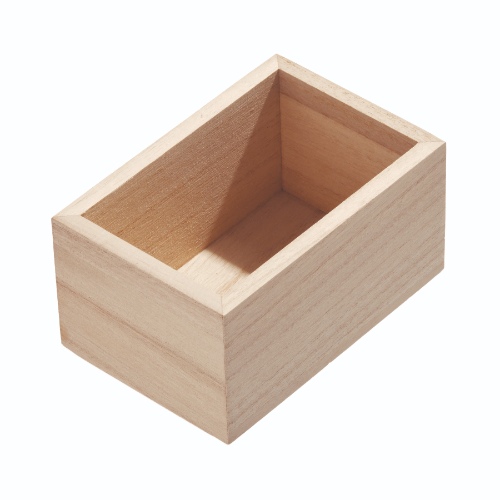 Lade Organizer, 12.7 x 8.4 x 6.3 cm, Paulownia Hout - iDesign | Eco Wood