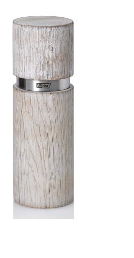 Peper of Zoutmolen Texture Antique - Wit, 15 cm - AdHoc