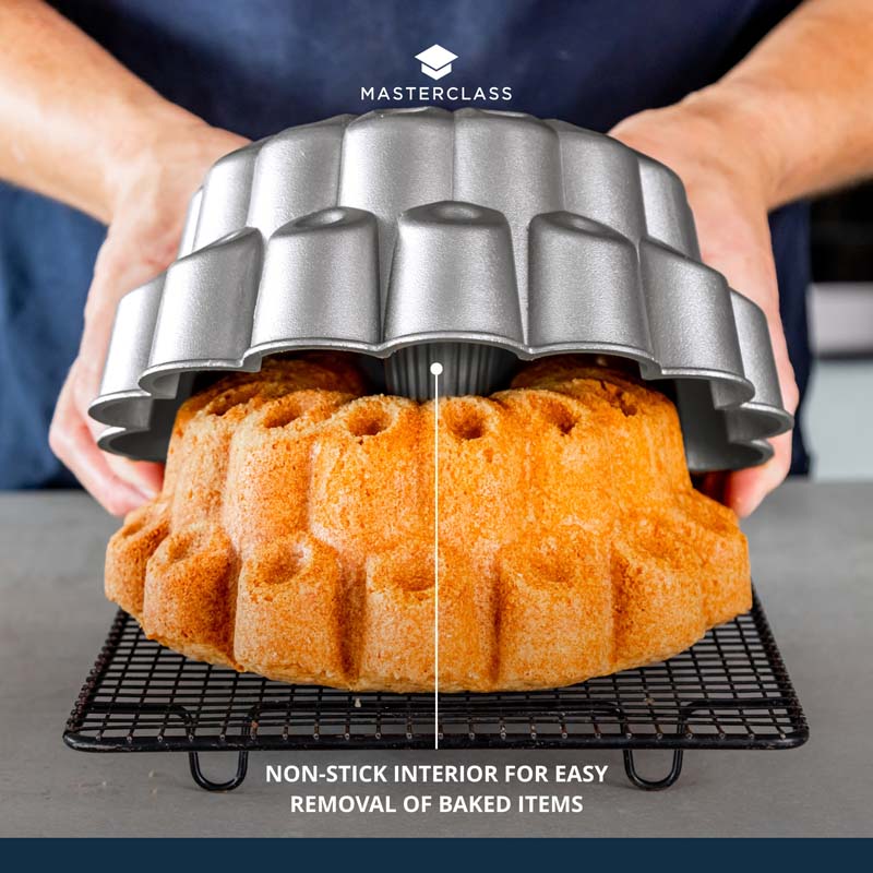 Tulband Bakvorm - 2laags - Nordic Taartvorm - Non Stick - Levenslange Garantie - MasterClass