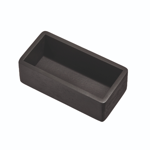 Lade Organizer, 7.6 x 15 x 5 cm, Paulownia Hout, Zwart - iDesign | The Home Edit