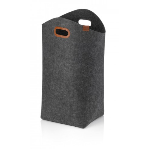 Wasmand, 60 x 24 cm, Vilt, Donkergrijs - Kela | Fay