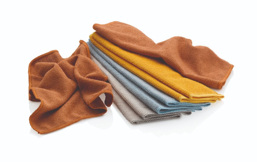 Microvezeldoekjes, Bruin, Set van 8 Stuks - Kela | Lou