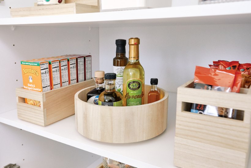 Draaiplateau met Randen, 26.7 cm, Paulownia Hout, Beige - iDesign | Eco Wood Kitchen