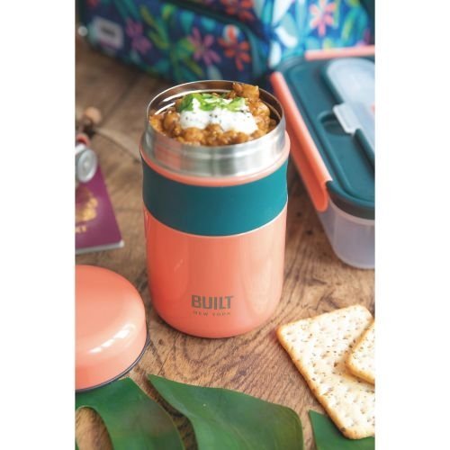 Thermos Lunchbox, 0.49 L, Oranje - BUILT New York | Active