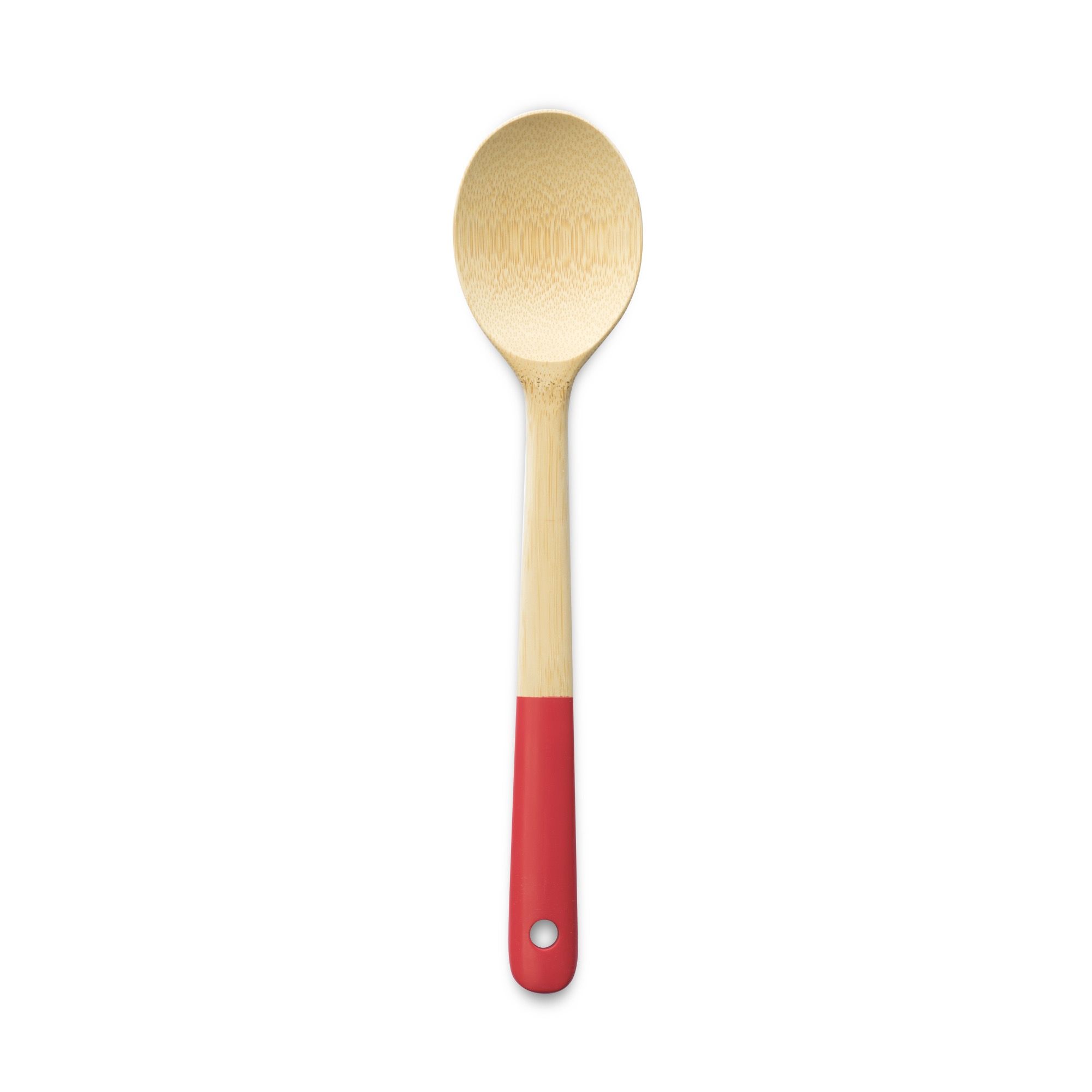 Keukenlepel, Bamboe, 30 cm, Rood - Pebbly