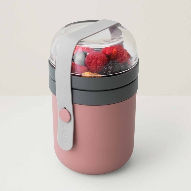 Lunchcontainer duo - Roze - BergHOFF | Leo