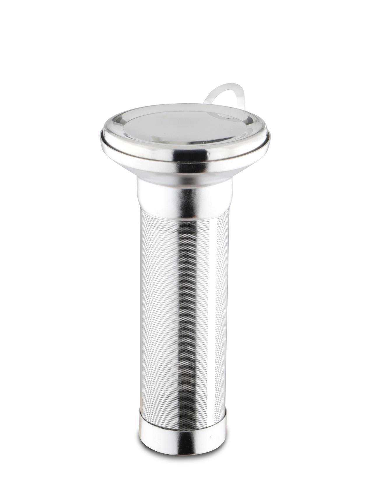Theefilter, Extra Lang, RVS, 13.5 cm - Weis