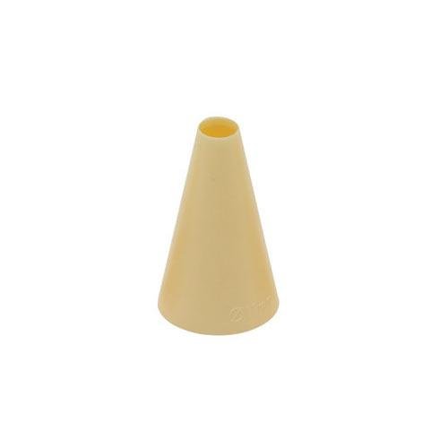 Kunststof spuitmondje rond / glad - 0.9cm