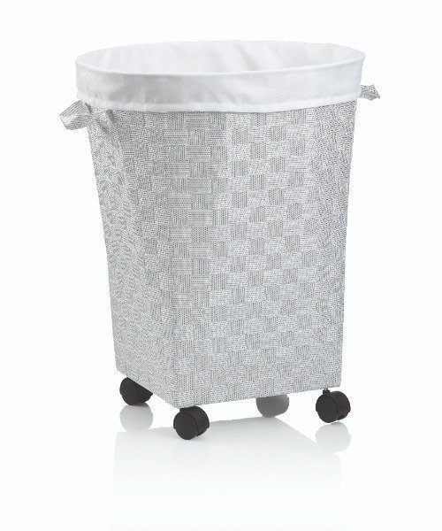 Porto Wasmand met Wieltjes - Wit - Kela