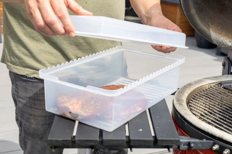 MasterClass Barbecue Marinade Tray with Lid, Sleeved