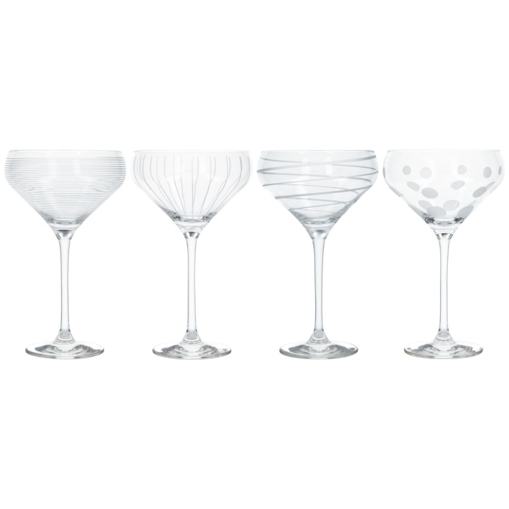 Set van 4 Champagneglazen, 0.4 L - Mikasa | Cheers