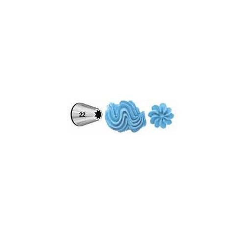 Icing decoratie tip / spuitmondje - nr. 22 - Wilton