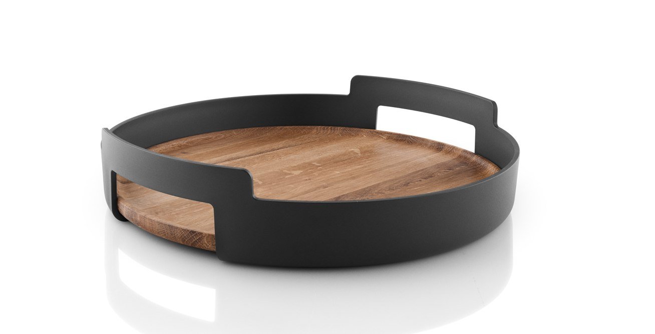Nordic Kitchen Dienblad - Ø 35 cm - Zwart - Eva Solo