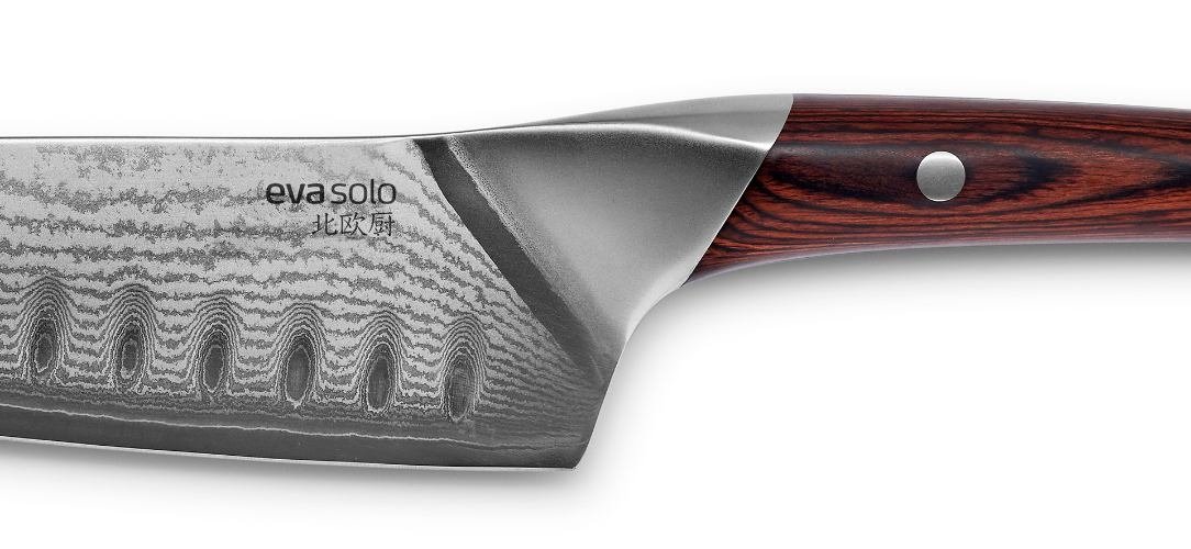 Nordic Kitchen Santoku Mes - 18 cm - Eva Solo