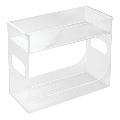 Kruidenrek, 2 Verdiepingen, 26 x 11.8 x 21.6 cm,  Kunststof, Transparant - iDesign | Kitchen Binz