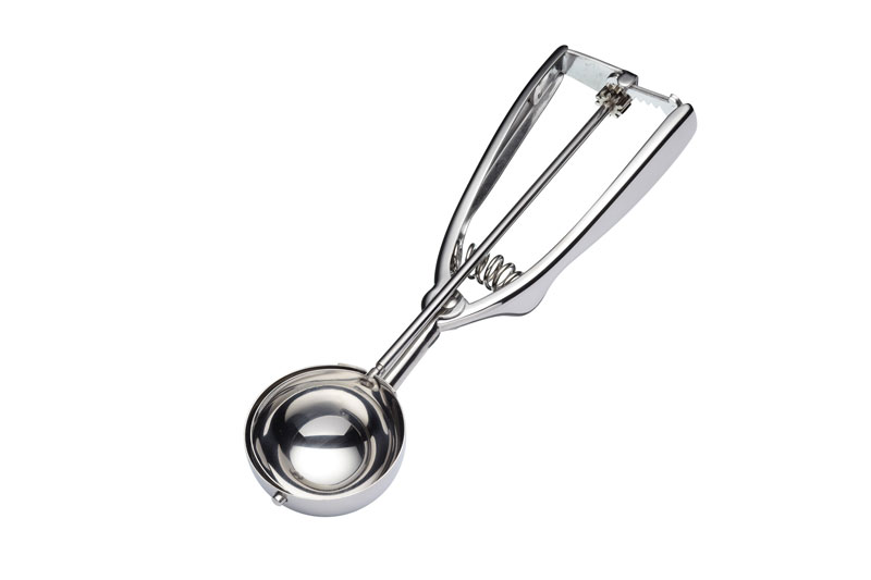 RVS ijsschep met rotatiehendel - 49mm - Kitchen Craft
