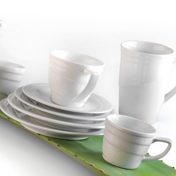 Koffiekopje & schoteltje, Wit - Porselein - BergHOFF|Hotel Line