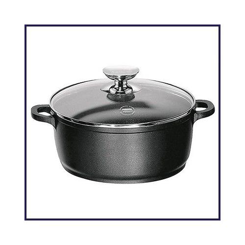 Vario Click Inductie Kookpan met glazen deksel 24cm Zwart - Berndes