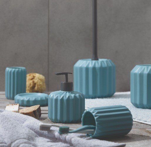 Origami Toiletborstel - Blauw - Kela