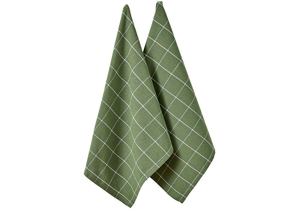Keukendoek, Set van 2, Groen, 45 x 70 cm – Ladelle | Eco Check