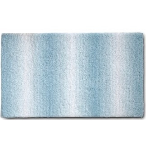 Badmat, 100 x 60 cm, Polyester, Freeze Blue - Kela | Ombre