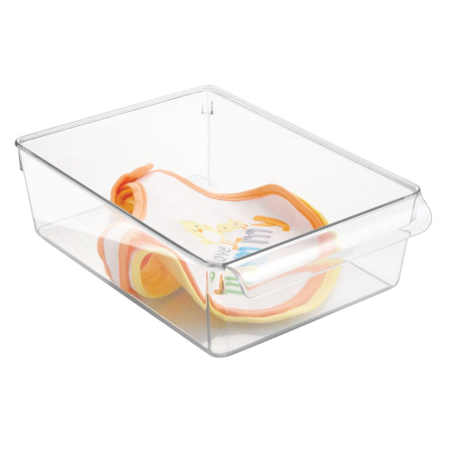 Koelkast Organizer met Handvat, 29.2 x 20.3 x 8.9 cm, Kunststof, Transparant - iDesign | Linus