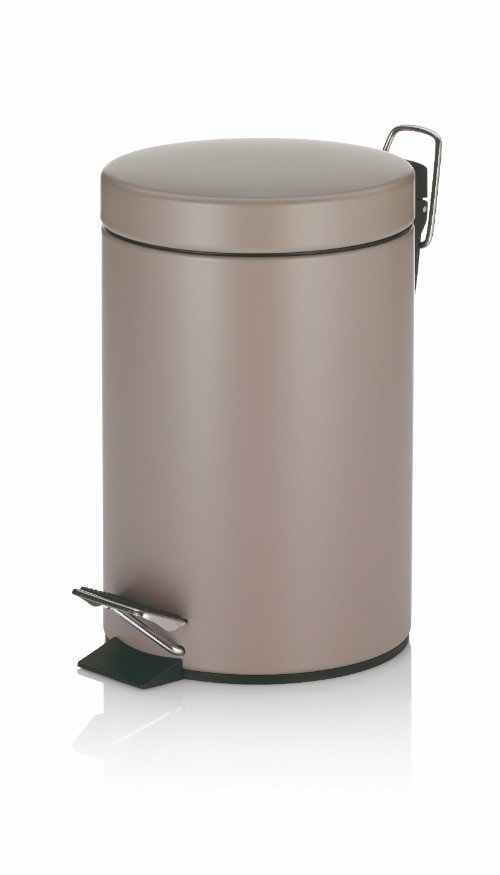 Monaco Pedaal Afvalemmer  - 3 liter - Beige - Kela
