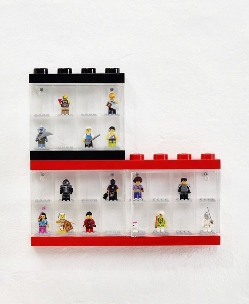 Opbergbox Minifiguur 16, Rood - LEGO