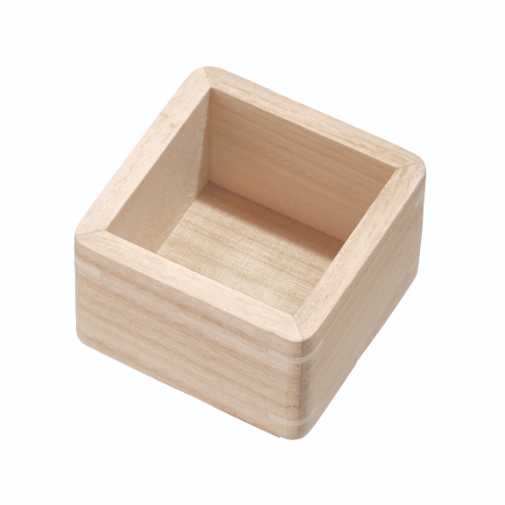 Lade Organizer, 7.6 x 7.6 x 5 cm, Paulownia Hout, Beige - iDesign | The Home Edit