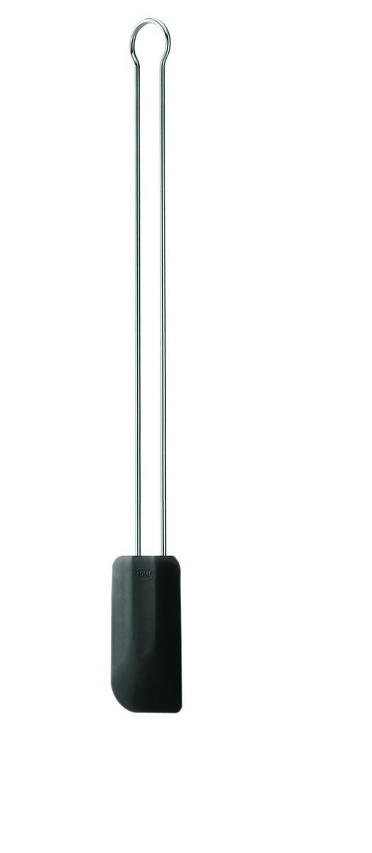 Pannenlikker - Siliconen. 26 cm - Zwart - Rösle