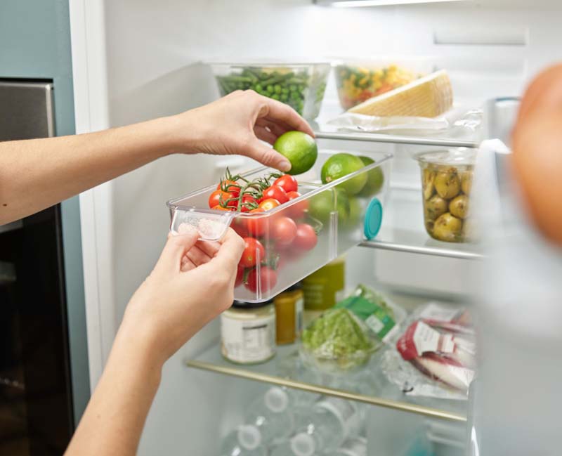 Koelkast Organizer, Met Verdeelvakken, 10.4 x 30.8 x 8.5 CM, Kunststof, Transparant - Joseph Joseph | FridgeStore