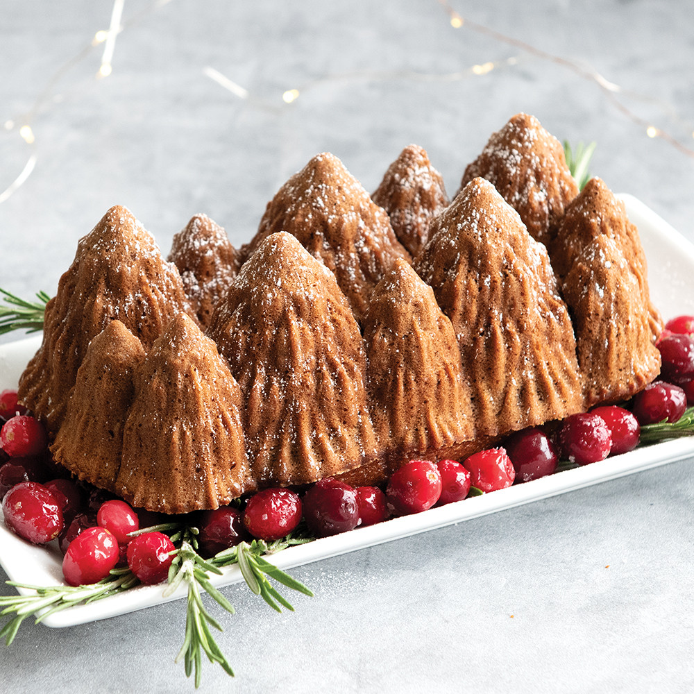 Bakvorm "Alpine Forest Loaf" - Nordic Ware |Sparkling Silver Holiday