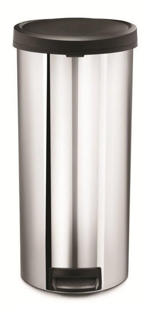 Afvalemmer, Rond, 4.5 L, Zilver - Simplehuman