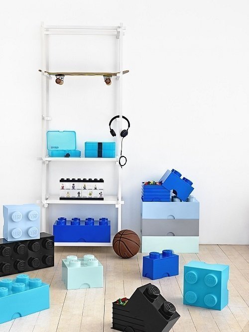 Opbergbox Brick 8, Lichtblauw - LEGO
